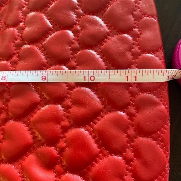 Red Crossbody Handbag Clutch - Picture 9 of 10